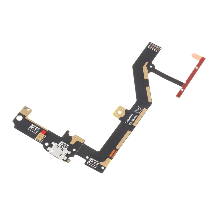 OEM for BQ Aquaris M4.5 Power On/Off and Volume Buttons + Charging Port Flex Cable-4