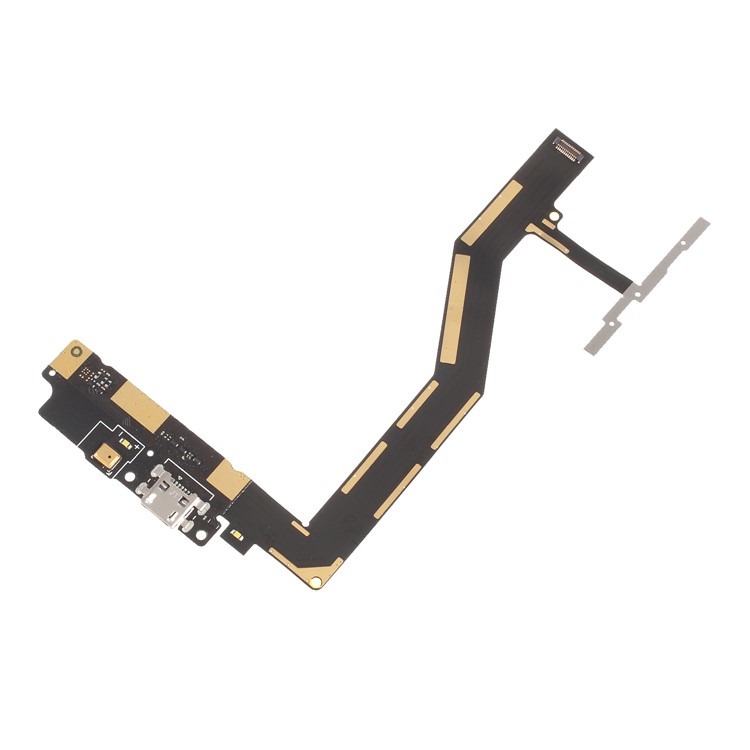 OEM Power On/Off and Volume Buttons + Charging Port Flex Cable for BQ Aquaris M5 5.0-inch-3