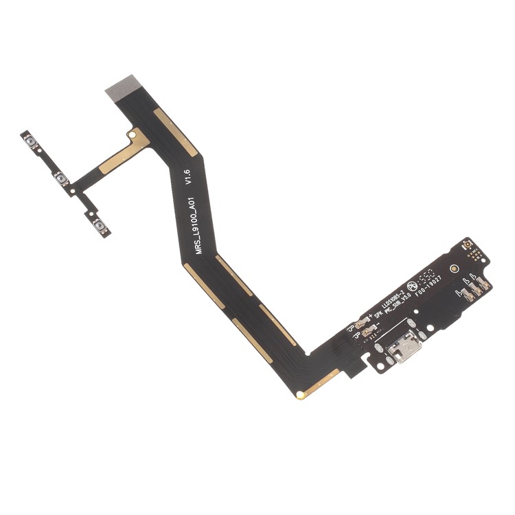 OEM Power On/Off and Volume Buttons + Charging Port Flex Cable for BQ Aquaris M5 5.0-inch-4