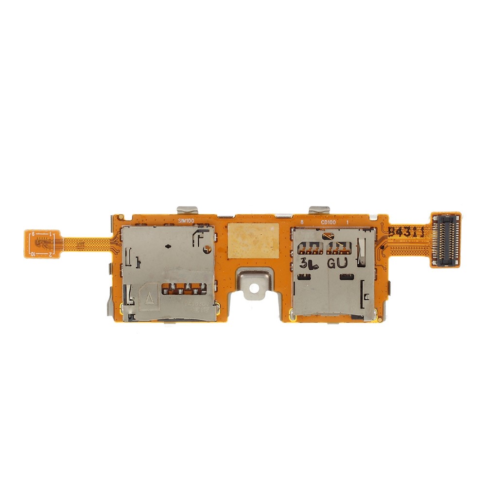 Sim / sd Carte Reader Contact Flex Cable Pour Samsung Galaxy Note Pro 12.2 P905 (désassemblage Oem)-3