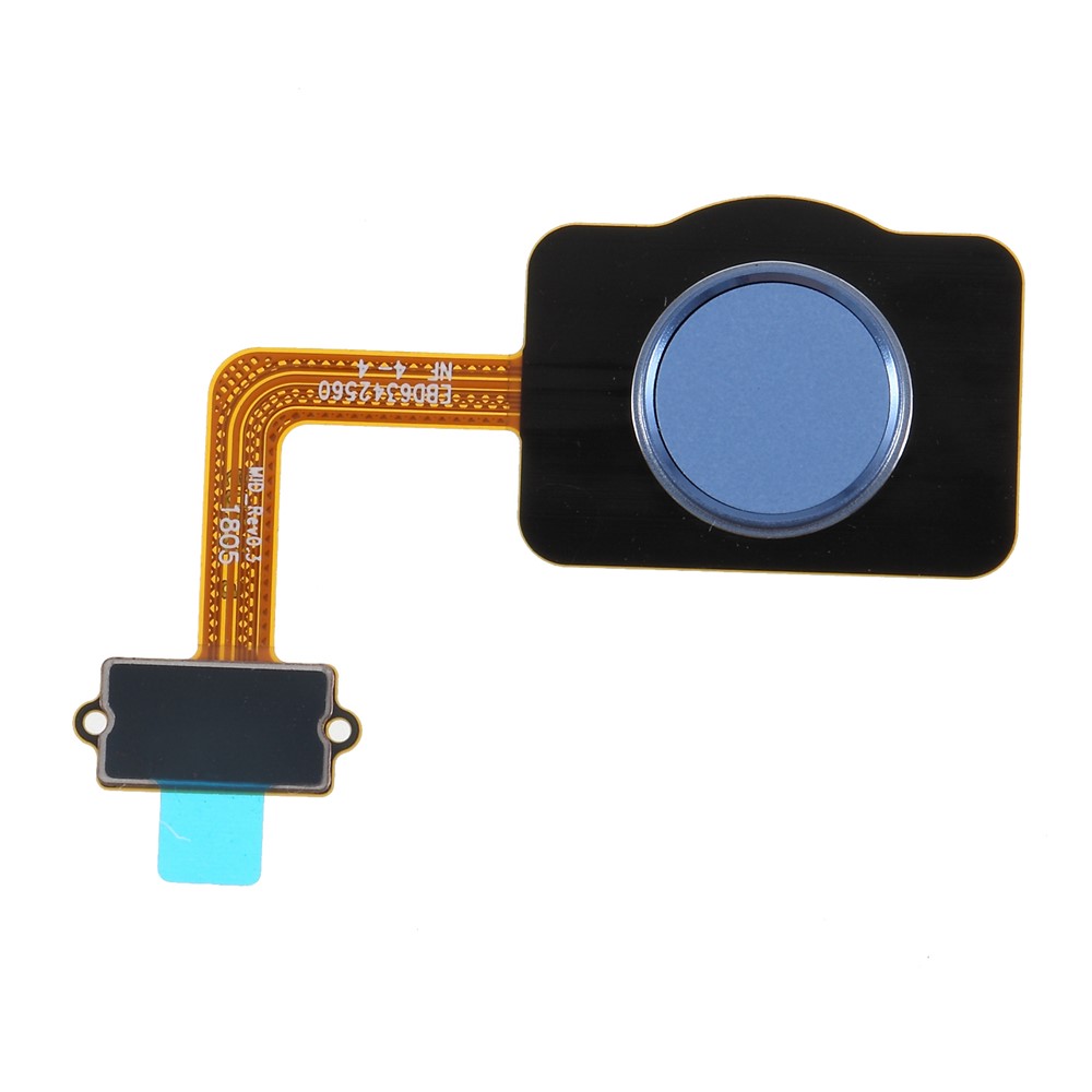OEM Home Key Fingerprint Button Flex Cable Part for LG Q7 Q610 / Q8 - Blue-1