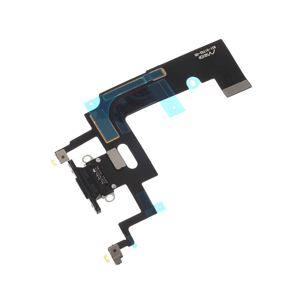 Charging Port Flex Cable Repair Part for iPhone XR 6.1 inch - Black-4