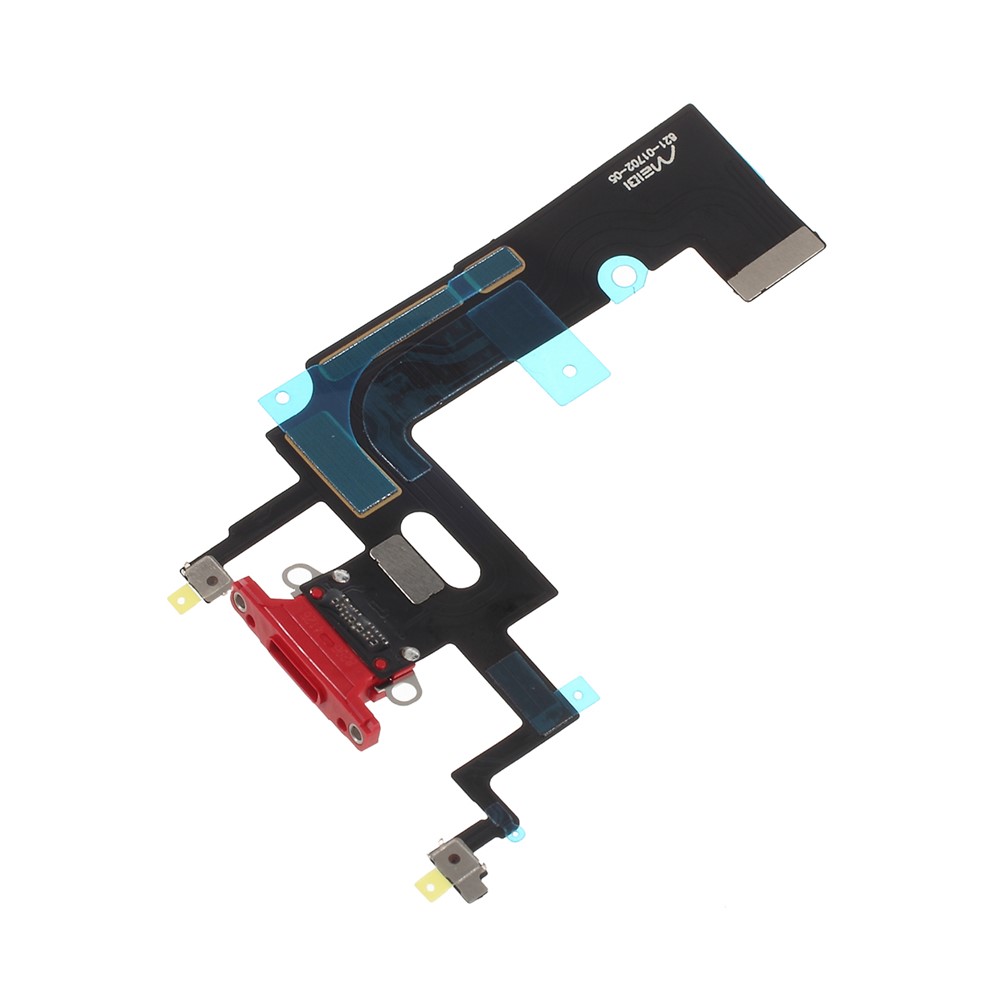 Charging Port Flex Cable Repair Part for iPhone XR 6.1 inch - Red-4