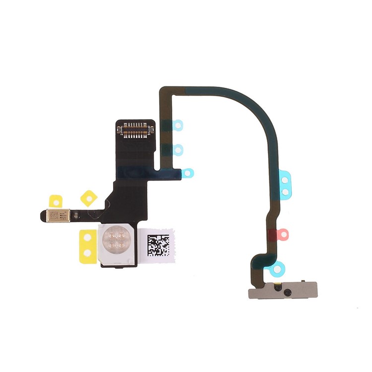 OEM Power ON/OFF Switch Button Flex Cable without Metal Plate for iPhone XS 5.8 inch-1