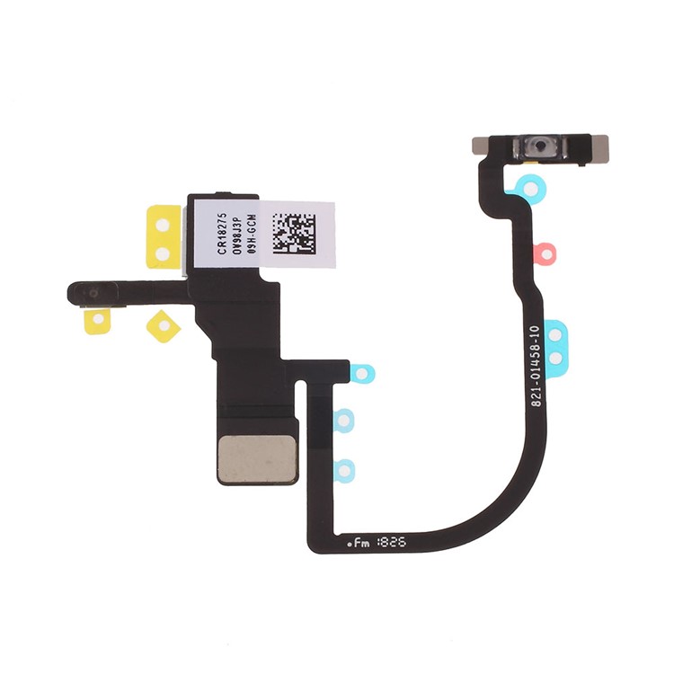 OEM Power ON/OFF Switch Button Flex Cable without Metal Plate for iPhone XS 5.8 inch-2
