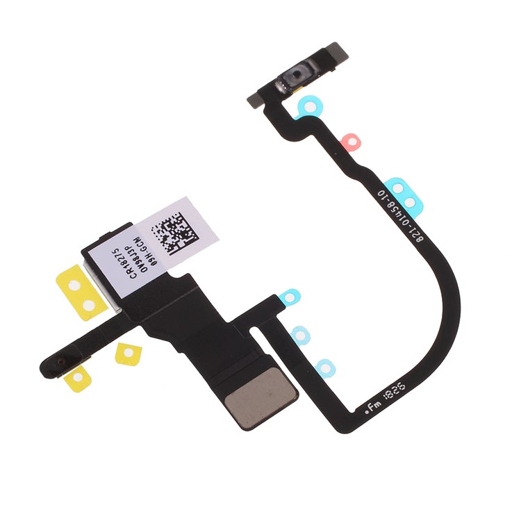 OEM Power ON/OFF Switch Button Flex Cable without Metal Plate for iPhone XS 5.8 inch-3