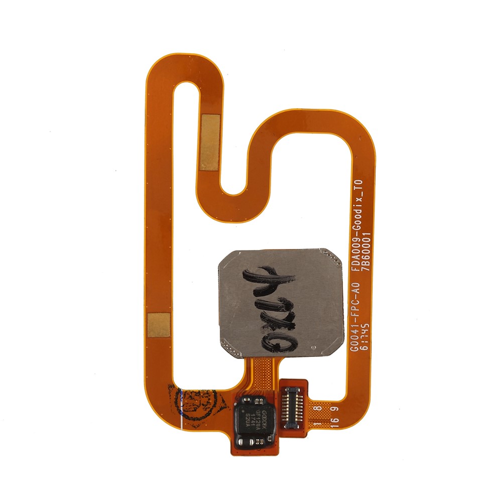 OEM for OPPO R15 pro Home Key Fingerprint Button Flex Cable Spare Part - Balck-2