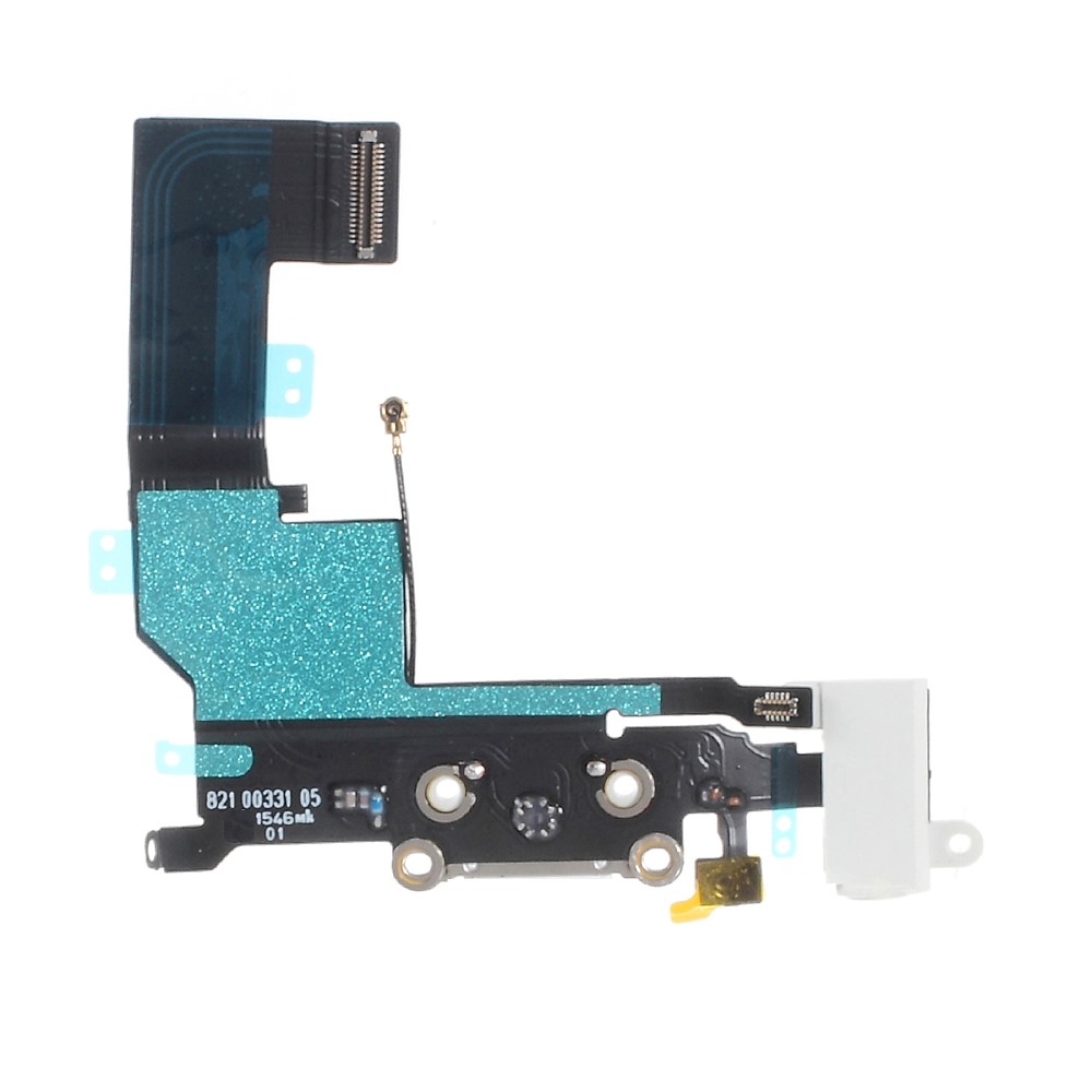 OEM Charging Port Flex Cable Replacement Part for iPhone SE - White-1