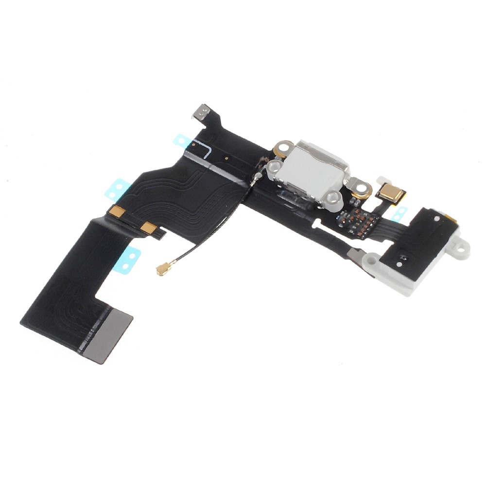 OEM Charging Port Flex Cable Replacement Part for iPhone SE - White-3