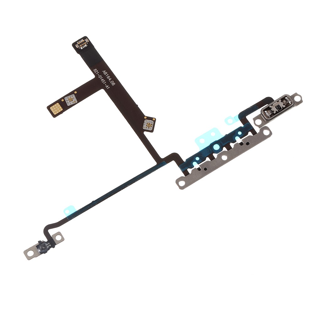 Volume Button Flex Cable Part with Metal Plate for iPhone XS 5.8 inch-1