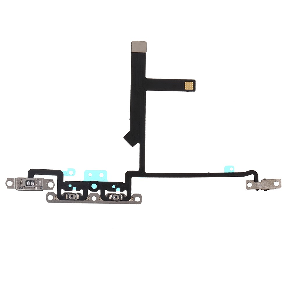 Volume Button Flex Cable Part with Metal Plate for iPhone XS 5.8 inch-2