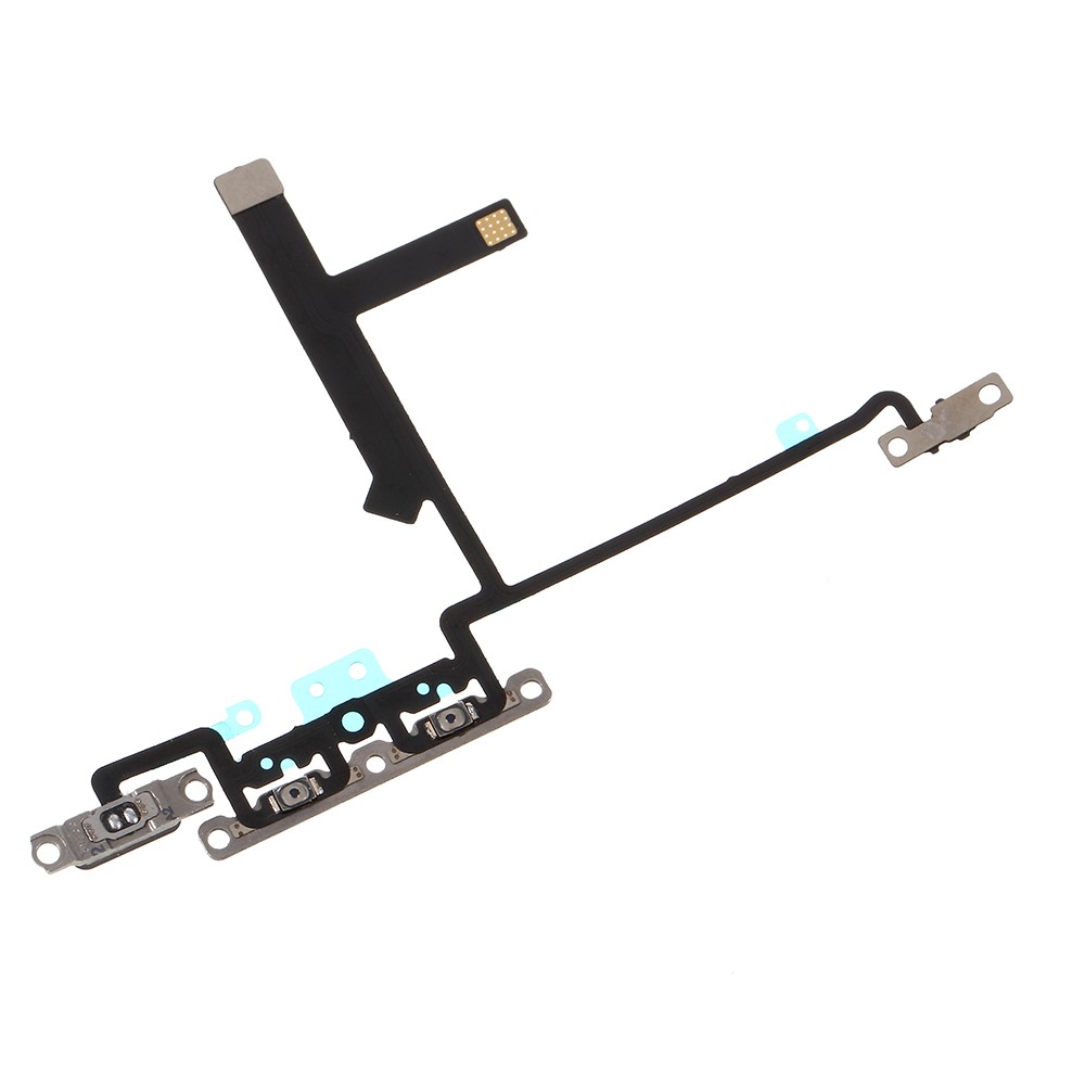 Volume Button Flex Cable Part with Metal Plate for iPhone XS 5.8 inch-3