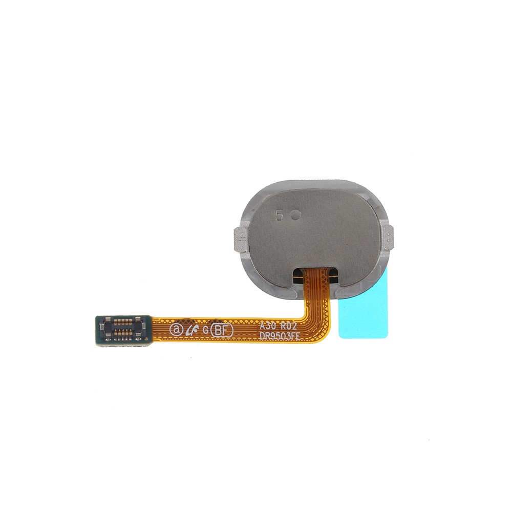 OEM Home Key Fingerprint Button Flex Cable Replacement for Samsung Galaxy A30 SM-A305 - Black-2