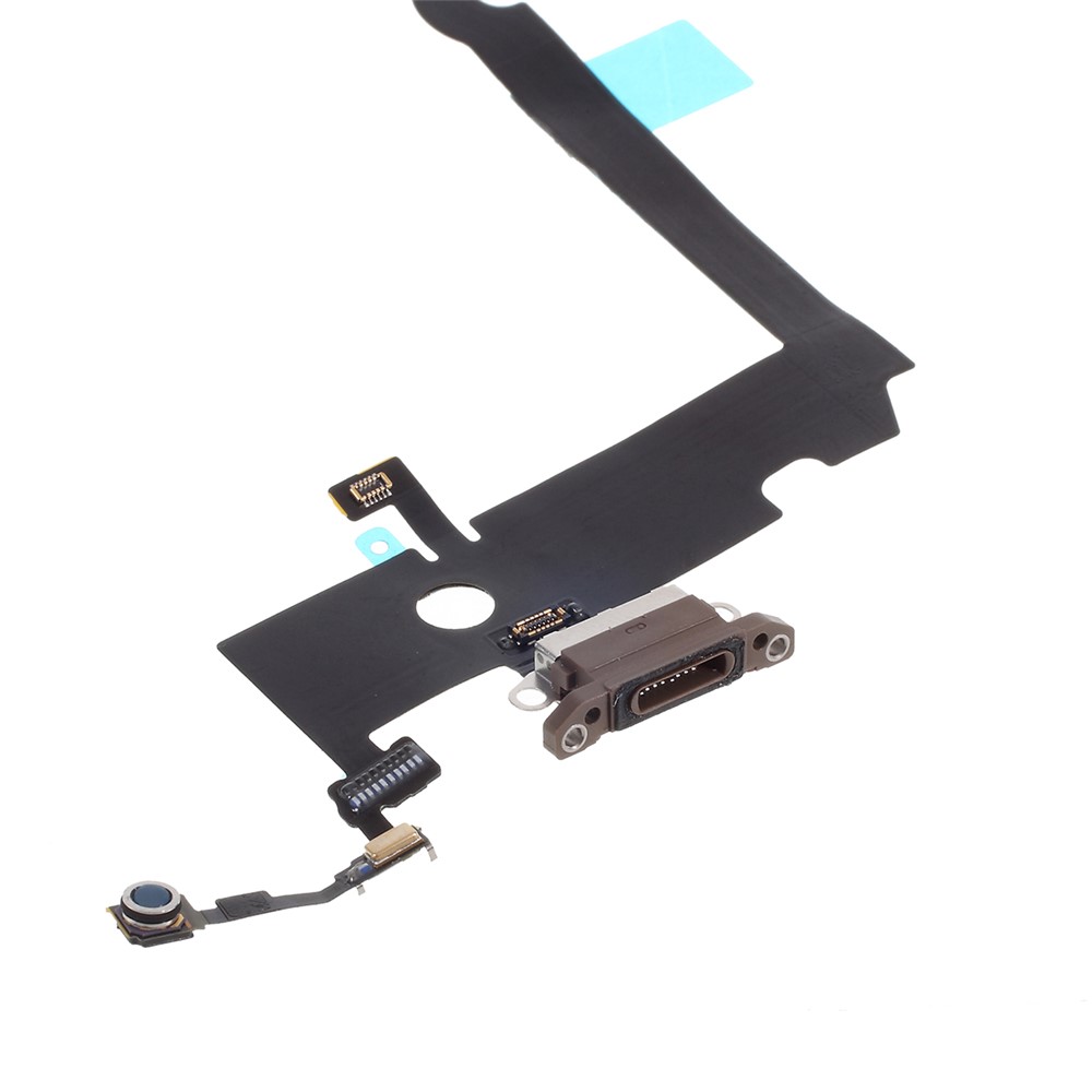 OEM Disassembly Charging Port Flex Cable for iPhone XS Max 6.5 inch - Brown-2