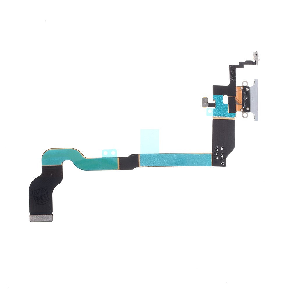 OEM Disassembly Charging Port Flex Cable Replacement for iPhone X - Grey-1