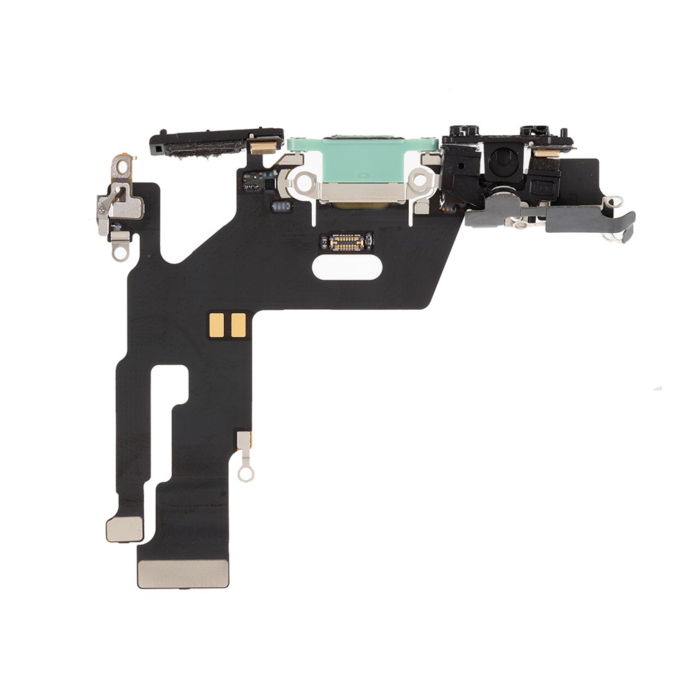 Charging Port Flex Cable Parts for Apple iPhone 11 6.1 inch (OEM Disassembly) - Green-4