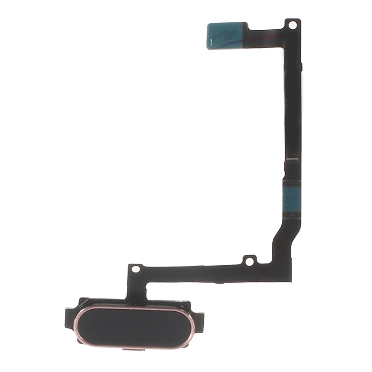 For Samsung Galaxy A7 SM-A710F (2016) Fingerprint Sensor Home Button Flex Cable (OEM Disassembly) - Black-1