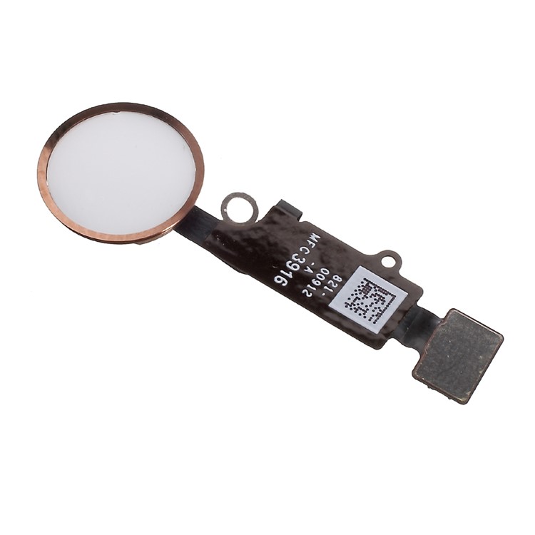 For iPhone 7 4.7 / 7 Plus 5.5 Replacement Home Button Flex Cable (OEM Material Assembly) - Rose Gold Color-2