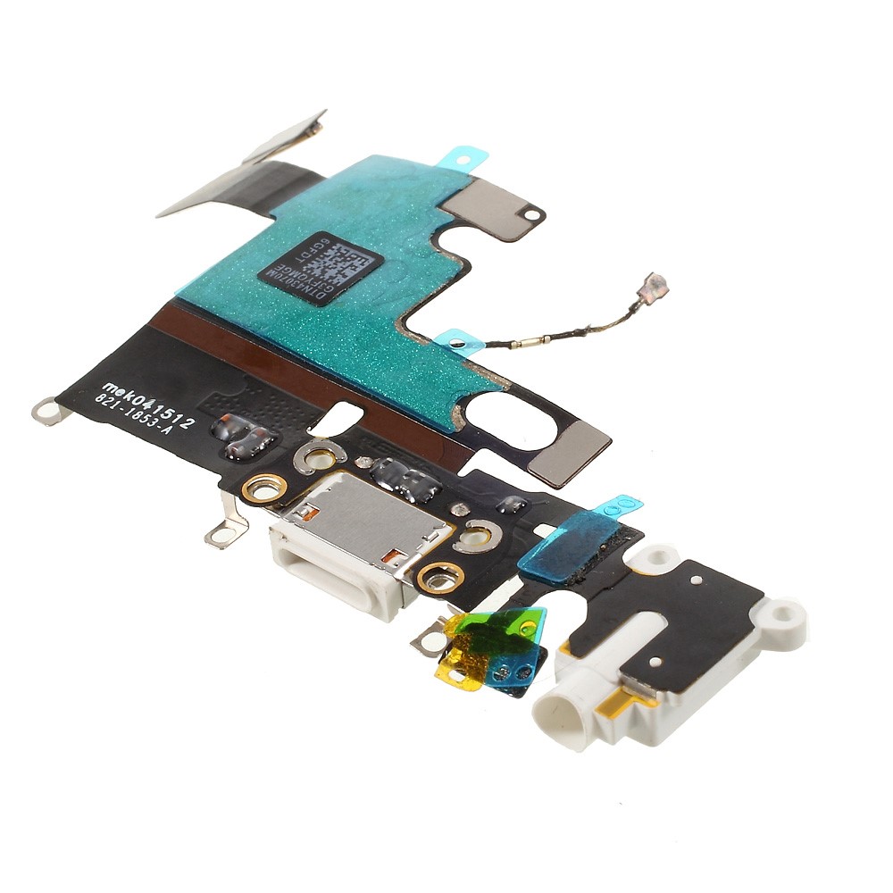 Charging Port Flex Cable Replace Part for iPhone 6 4.7 (Refurbished Disassembly) - White-2