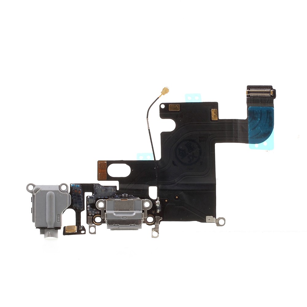 For iPhone 6 4.7 Charging Port Flex Cable Replace Part (Refurbished Disassembly) - Dark Grey-1