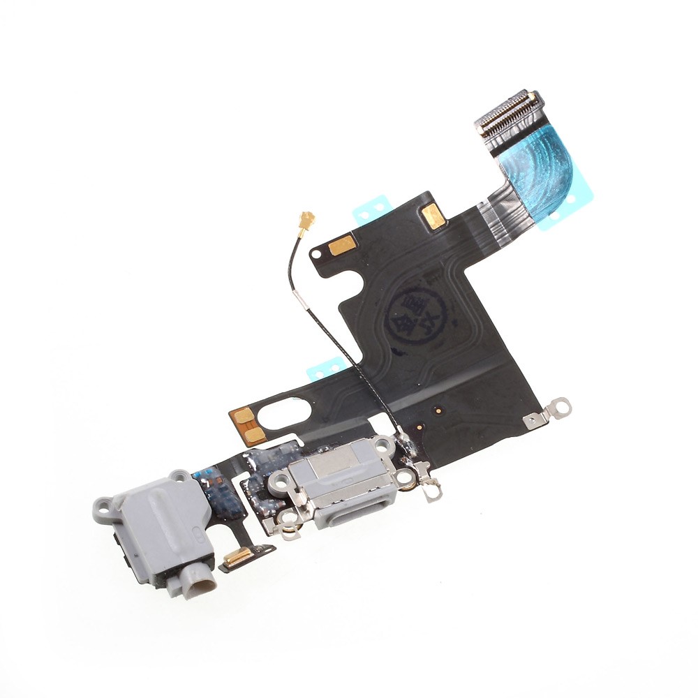 For iPhone 6 4.7 Charging Port Flex Cable Replace Part (Refurbished Disassembly) - Dark Grey-2