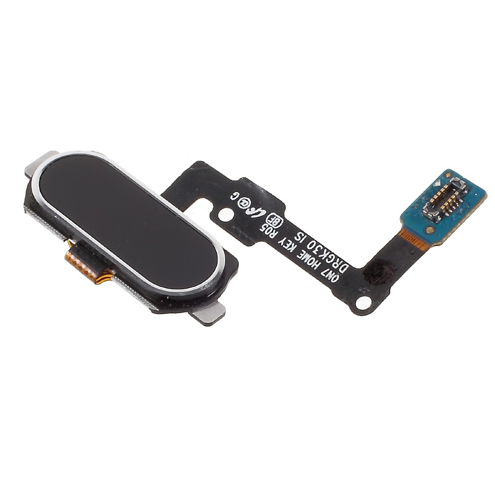 OEM Desmontagem da Impressão Digital Botão Home Flex Cable Part For Samsung Galaxy J7 Prime / On7 (2016) - Preto