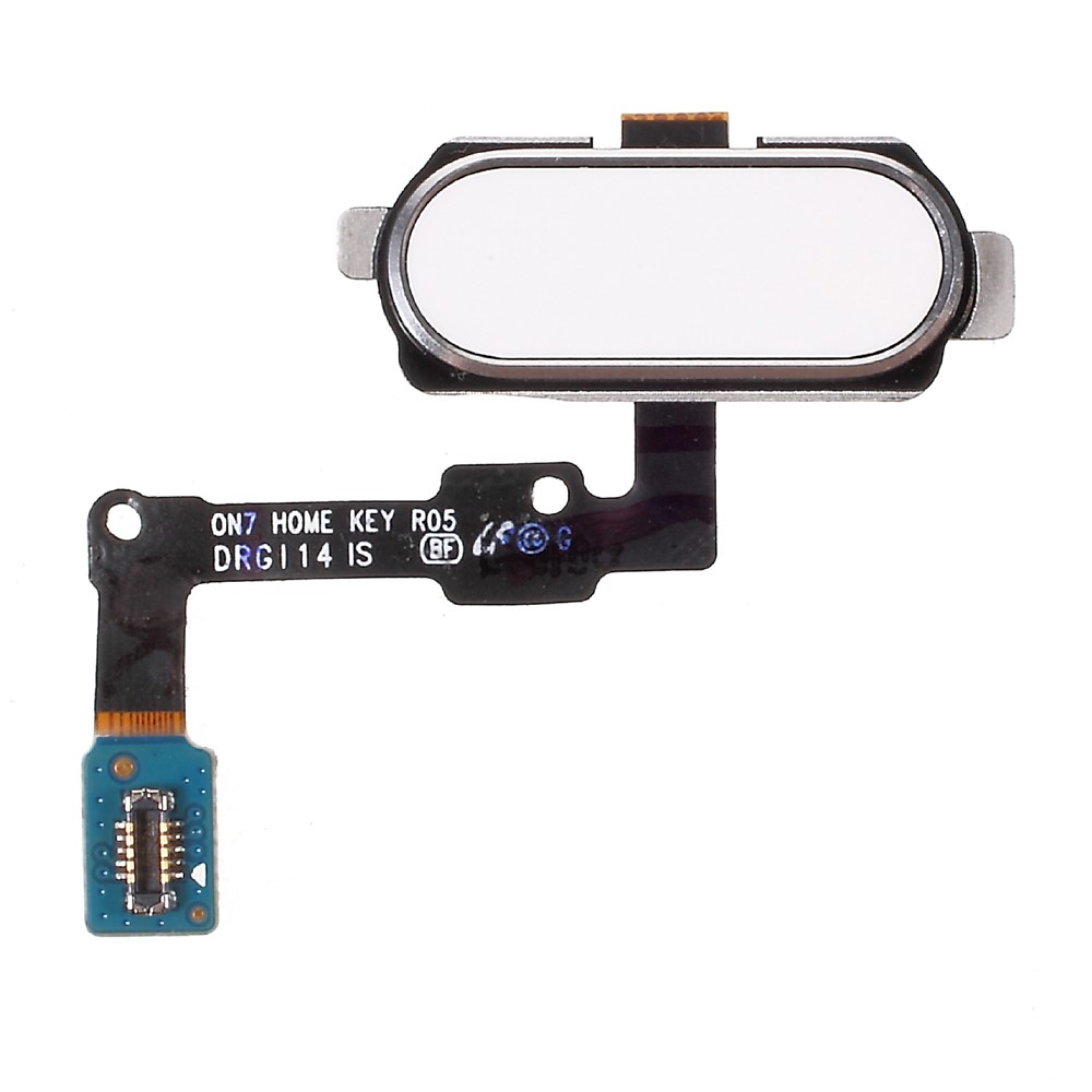 For Samsung Galaxy J7 Prime / On7 (2016) Fingerprint Home Button Flex Cable Part (OEM Disassembly) - White-1