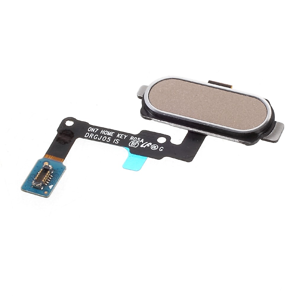 OEM Disassembly Fingerprint Home Button Flex Cable Replacement for Samsung Galaxy J7 Prime / On7 (2016) - Gold Color-2