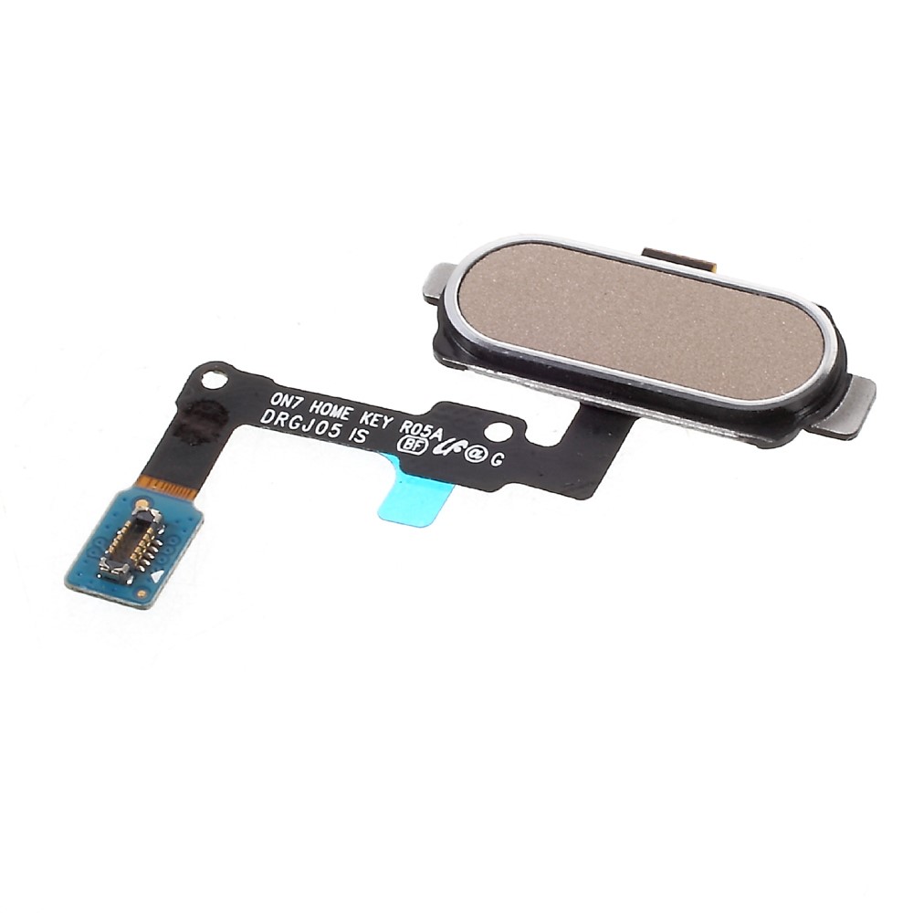 OEM Desmontagem do Botão de Impressão Digital Substituição de Cabo Flexível Para Samsung Galaxy J7 Prime / On7 (2016) - Cor de Ouro