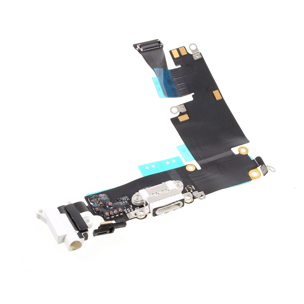 For iPhone 6 Plus 5.5 Charging Port Flex Cable Replace Part (Refurbished Disassembly) - White-1