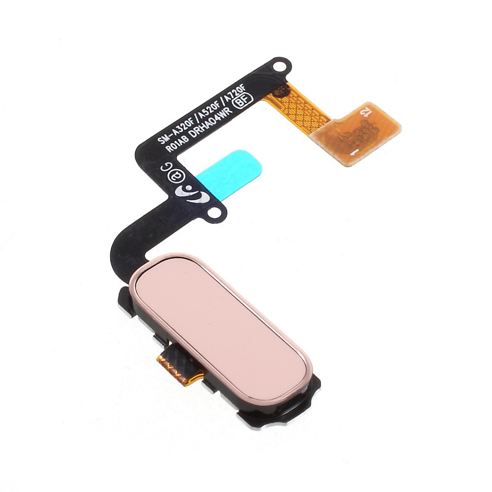 For Samsung Galaxy A3 (2017) / A5 (2017) A520 / A7 (2017) A720 OEM Fingerprint Button Flex Cable Part - pink-1