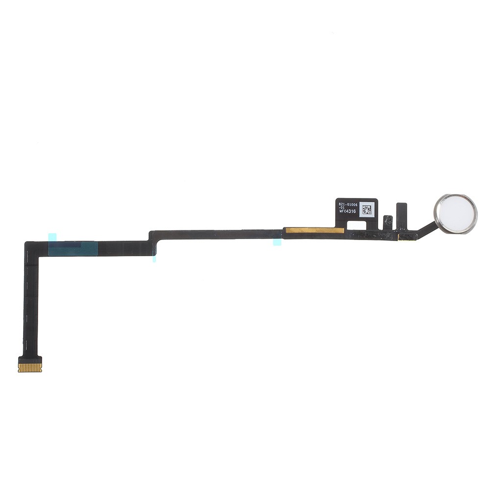 OEM Home Button with Flex Cable Replacement for iPad 9.7 (2017) / iPad 9.7-inch (2018) - Silver Color-2