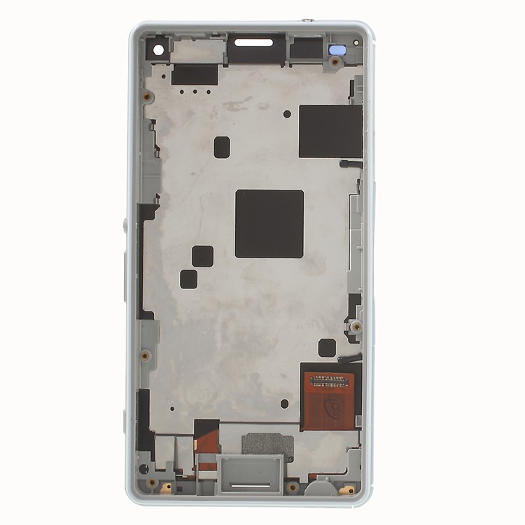 Para Sony Xperia Z3 Compact LCD y Conjunto de Digitalizador Con OEM de Carcasa Delantera - Blanco