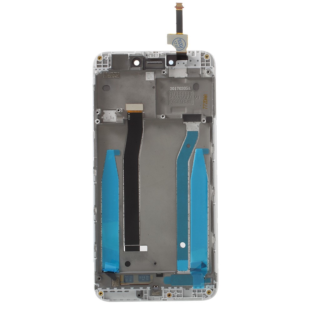 LCD Screen and Digitizer (OEM) with Assembly Frame (Non-OEM) for Xiaomi Redmi 4X - White-2