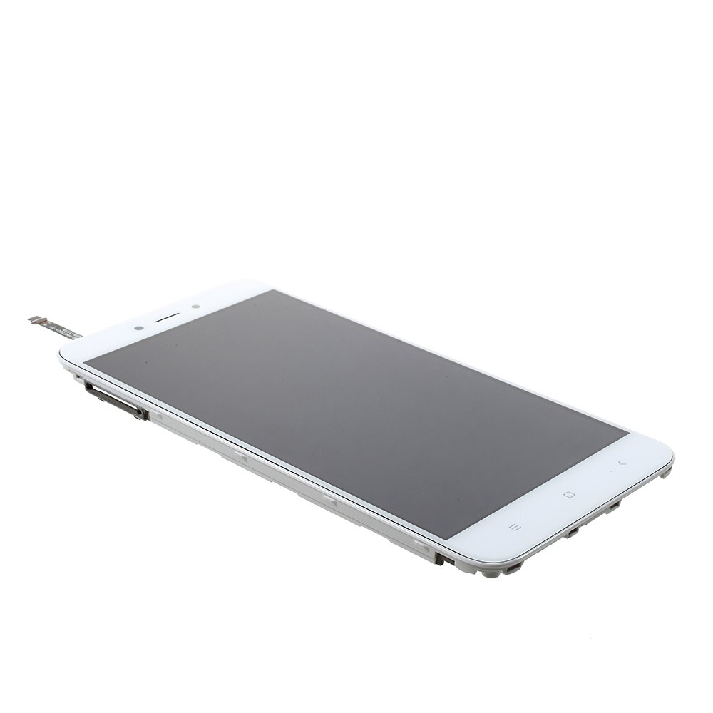 LCD Screen and Digitizer (OEM) with Assembly Frame (Non-OEM) for Xiaomi Redmi 4X - White-3