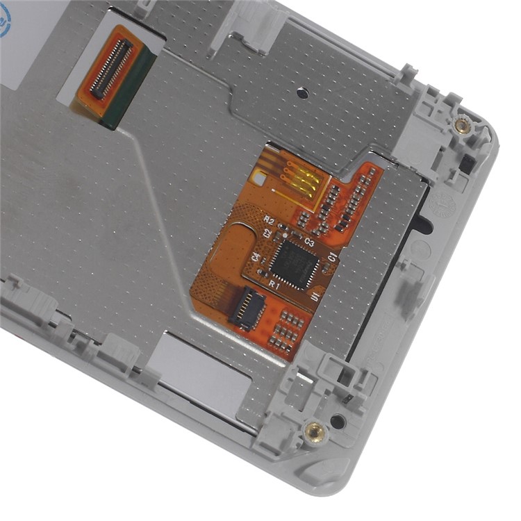 OEM LCD Screen and Digitizer Assembly with Front Housing for Sony Xperia Z1 Compact D5503 - White-5