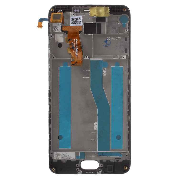 OEM LCD Screen And Digitizer Assembly + Frame Para Meizu m5