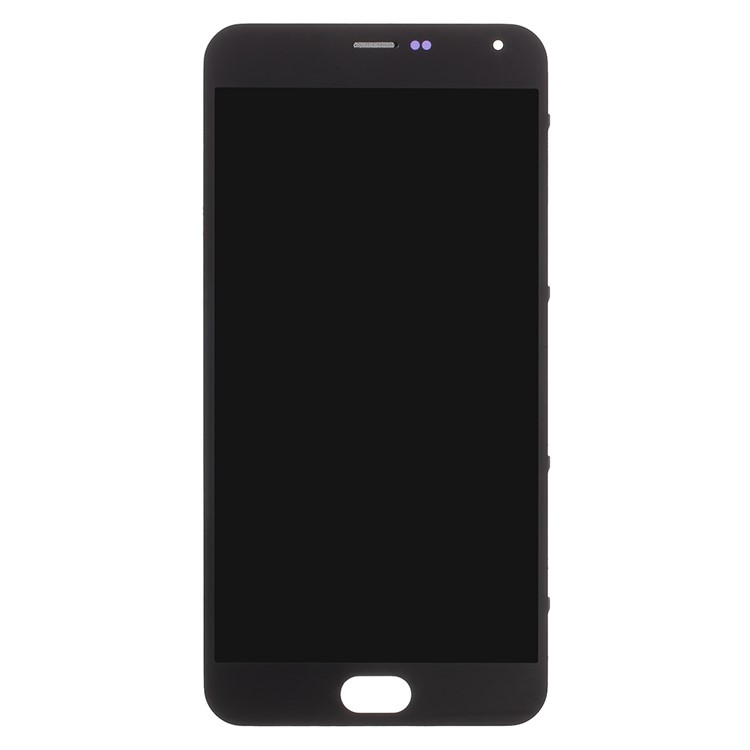 OEM LCD Screen and Digitizer Assembly + Frame Part Replacement for Meizu M2 Note - Black-1