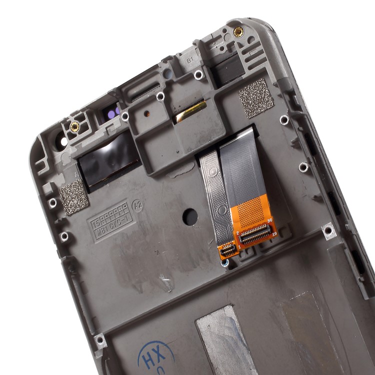 OEM LCD Screen and Digitizer Assembly + Frame Part Replacement for Meizu M2 Note - Black-5