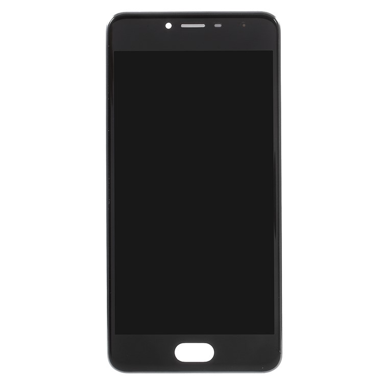 OEM LCD Screen and Digitizer Assembly + Frame Part Replacement for Meizu m3s - Black-1