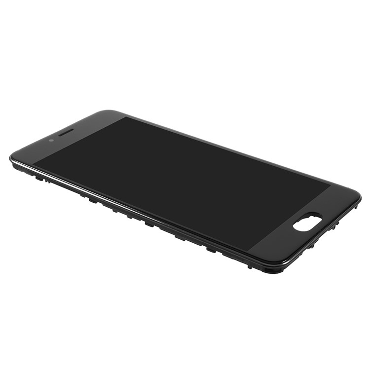OEM LCD Screen and Digitizer Assembly + Frame Part Replacement for Meizu m3s - Black-3