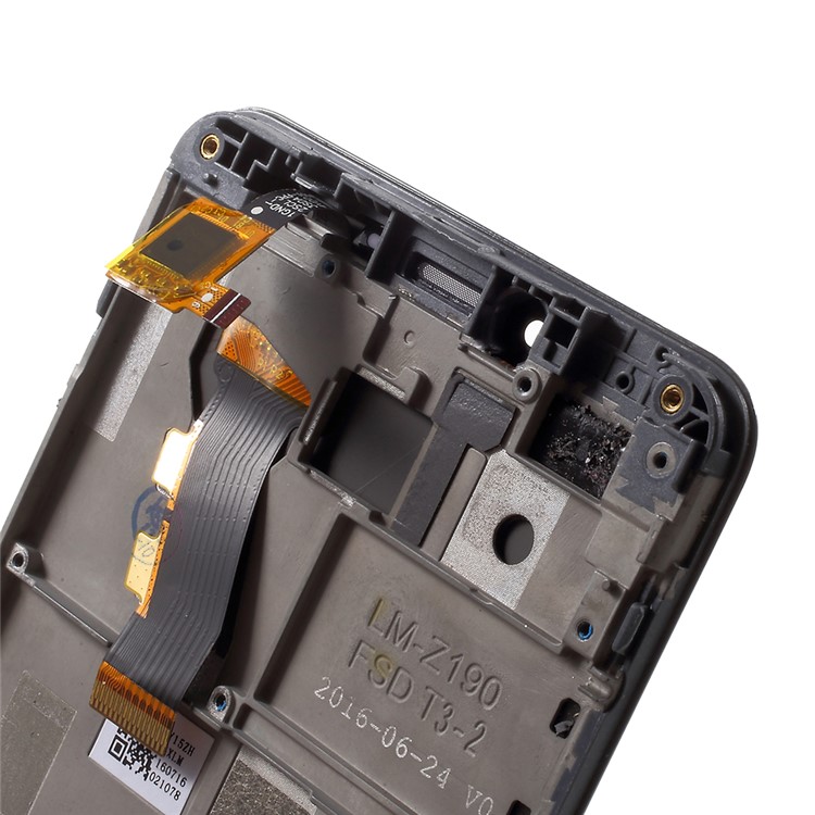 OEM LCD Screen and Digitizer Assembly + Frame Part Replacement for Meizu m3s - Black-5