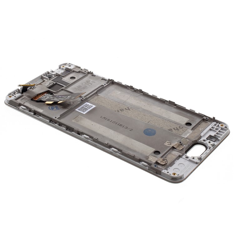 OEM LCD Screen and Digitizer Assembly + Frame Part Repair Part for Meizu m3s - White-4