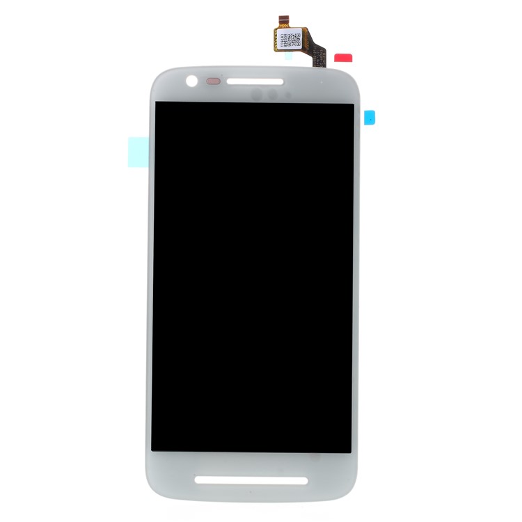 LCD Screen and Digitizer Assembly Replacement (OEM) for Motorola Moto E3 - White-1