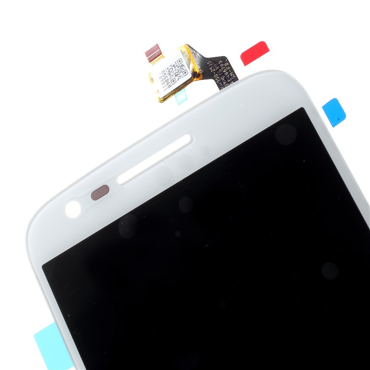 LCD Screen and Digitizer Assembly Replacement (OEM) for Motorola Moto E3 - White-4