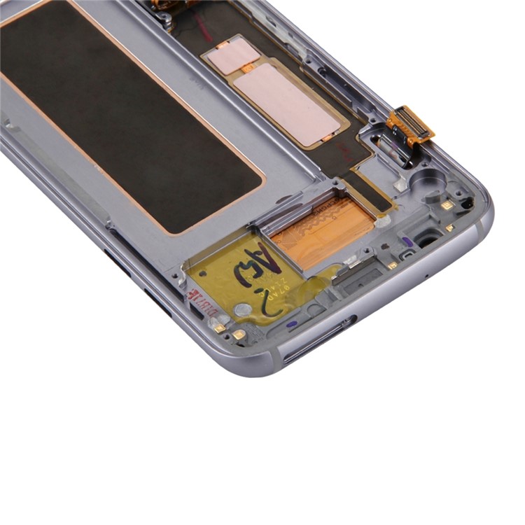OEM Screen and Digitizer Assembly + Frame + Small Parts for Samsung Galaxy S7 edge G935 - Black-5