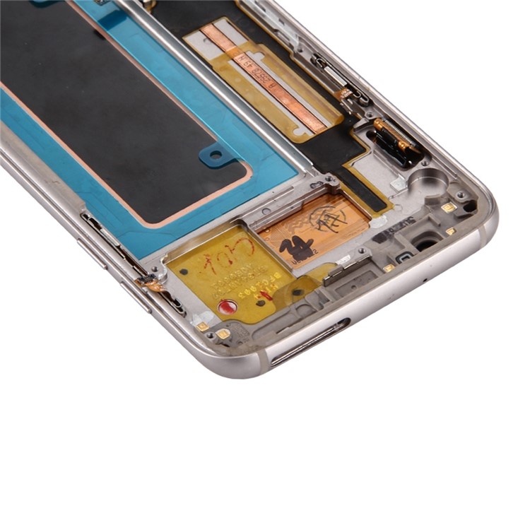 OEM for Samsung Galaxy S7 edge G935 Screen and Digitizer Assembly + Frame + Small Parts - Gold Color-5