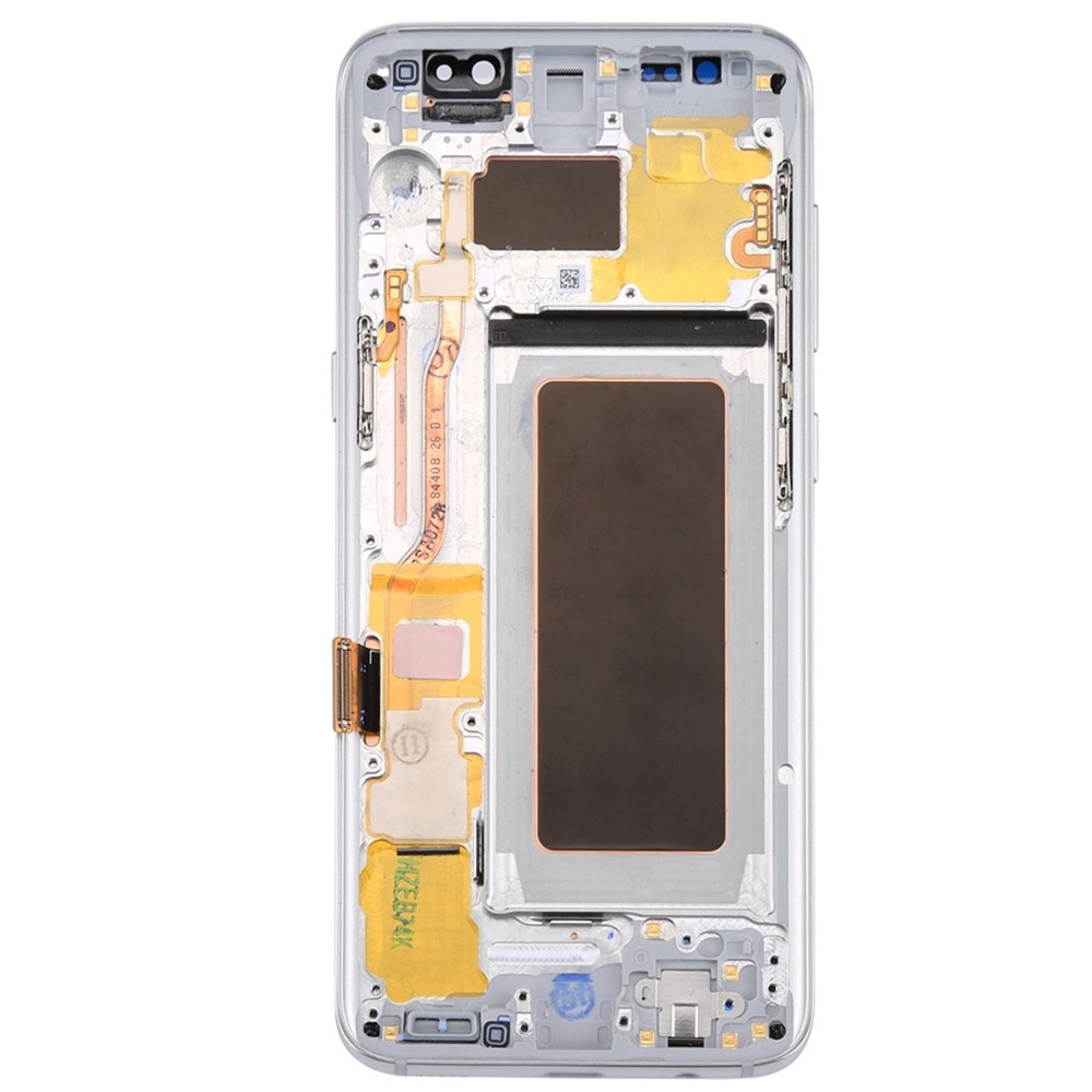 For Samsung Galaxy S8 G950 OEM Screen and Digitizer Assembly + Frame + Small Parts Replacement - Silver Color-3