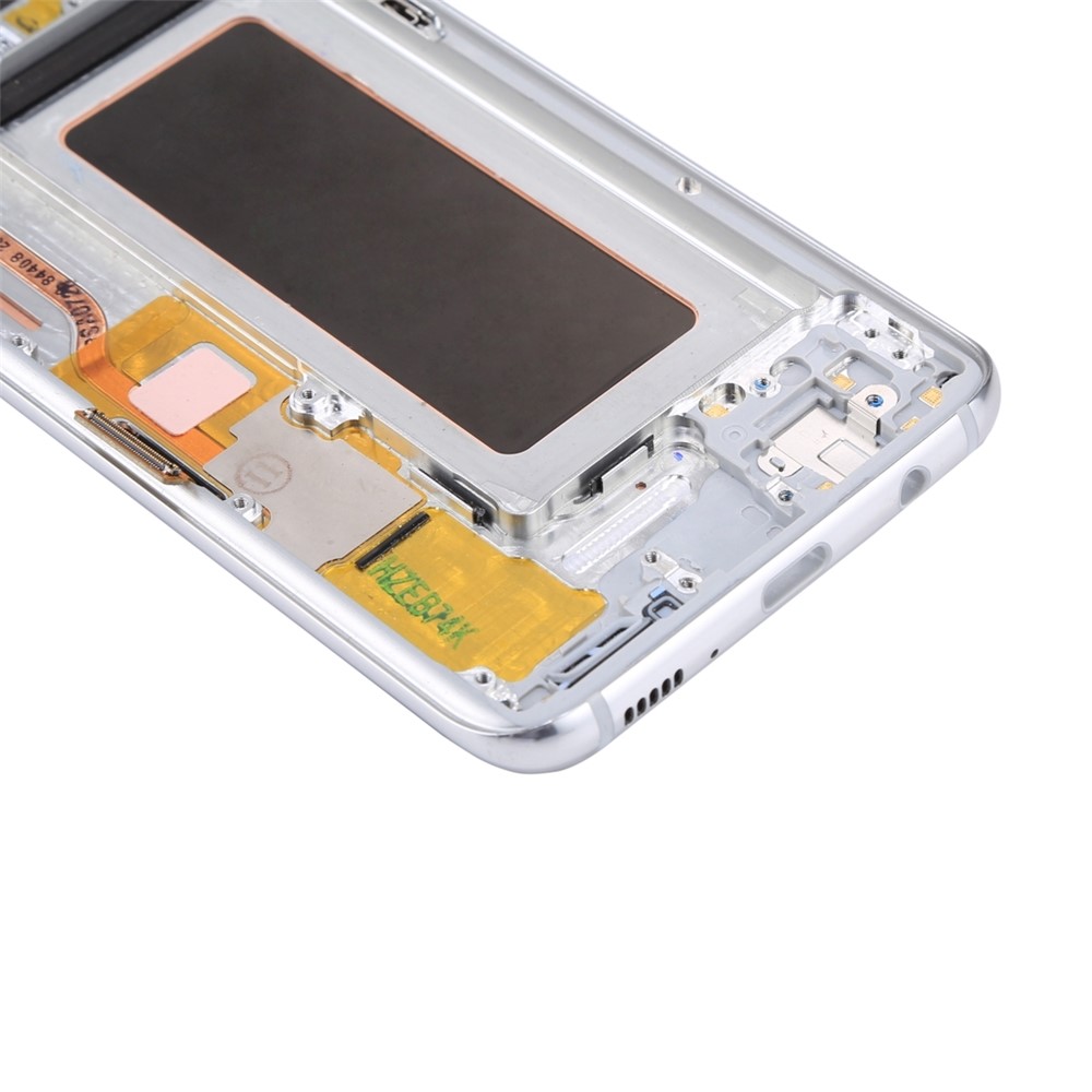 For Samsung Galaxy S8 G950 OEM Screen and Digitizer Assembly + Frame + Small Parts Replacement - Silver Color-4