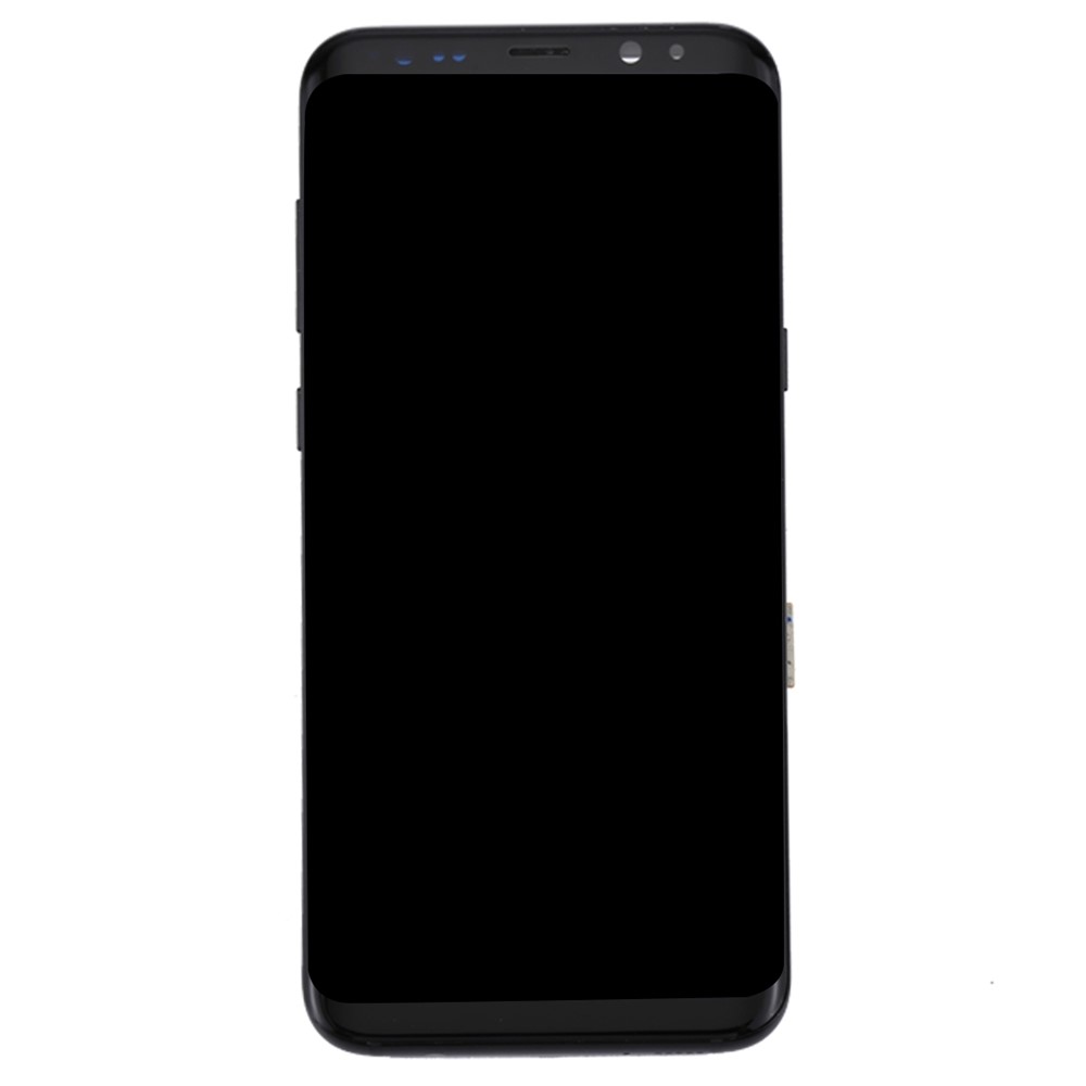 OEM Screen and Digitizer Assembly + Frame + Small Parts Replacement for Samsung Galaxy S8+ G955 - Black-2